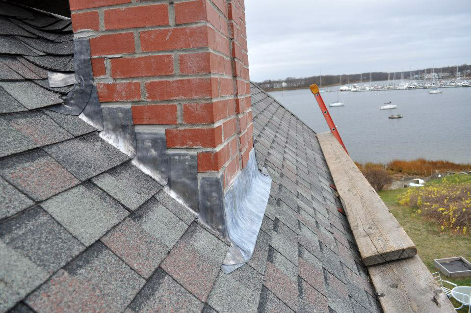 Chimney Counter-Flashing Shows Quality
